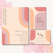 Elegante eenvoudige witte en gouden bruiloft folie uitnodiging