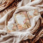 Peach Meadow Boots Bridal Shower Kaart