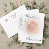 Trouwen Bewaar de datum Peach Pink Rosebud Save The Date (Personaliseer deze collectie van deze onafhankelijke maker. Test)