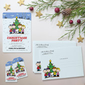 Charlie Brown en Friends Kerstmis Papieren Bordje