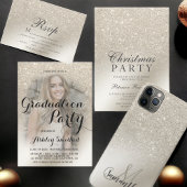 Chic pareltje glitter script spray gift certificat