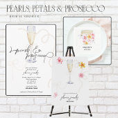 Parels, bloemblaadjes en prosecco | Trendy Pearl B Servet
