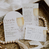 Parels en Prosecco Vrijgezellenfeest Welkomstbord Acryl Bord