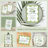 Het perfecte Matcha Green Tea Vrijgezellenfeest Kaart