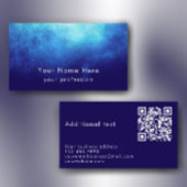 Custom Text Cool Modern Nebula Personalized  Visitekaartje