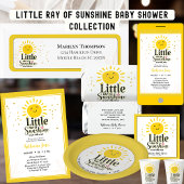 Ray of Sunshine Baby shower Luier Raffle Kaart