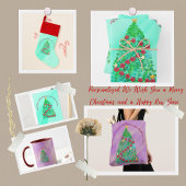 GEPERSONALISEERD WILLEN WE U EEN MERRY CHRISTMAS INPAKPAPIER VEL