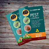 Aangepaste flyer voor ongediertebestrijding