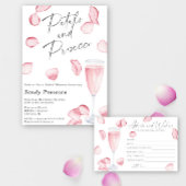 Petals en Prosecco - zet een ring op het spel Poster