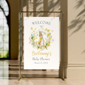 Charmant Peter Rabbit Baby shower Bedankkaart