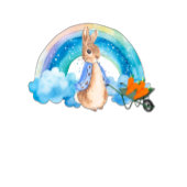 Peter Konijn Regenboog Wortelen Moeder Om Te Zijn Ronde Button 5,7 Cm