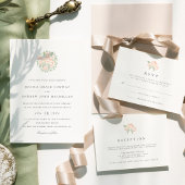 Petite boeket bruiloft uitnodiging | LILA