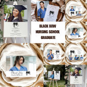 3 Foto's Black Bow Nursing School Afstuderen Aankondiging