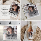 Budget Foto's Cheers Zwart Script 60e verjaardag
