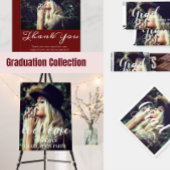 Gepersonaliseerde foto afstudeerfeest Welkom Perfect Poster