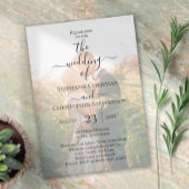 Festive Script Overlay Photo Weddenschap Kaart