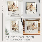 Moderne aangepaste foto QR Fotograaf Business Flyer