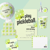 Pickleball Party Pickle Juice Custom Groen Bedankkaart