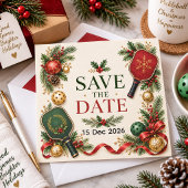 Pickleball Kerst thema Cadeaupapier