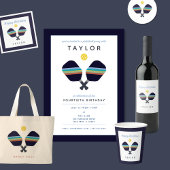 Pickleball Speciaal Monogram Blauw Groen Roze Deurmat