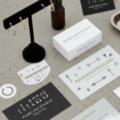 Verzorgingsinstructies Piercing Modern Reclamekaart