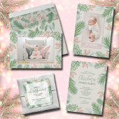 Chic Pines en bessen kerstfeest Kaart