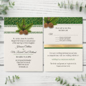 Stropdas Groene en Gold Groomsmen (Personaliseer de collectie van deze zelfstandige maker.)