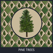 Pine Tree en Harlequin Doormat Deurmat