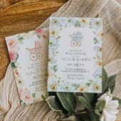 Eenvoudige roze flessenpapierkaartje informatiekaartje