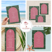 Seashell Palm Beach Weddenschap QR Code RSVP All In One Uitnodiging