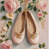 Roze balletschoenen & Rozen Verjaardag Vlaggetjes