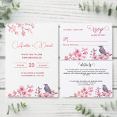 Roze Bloesem Bloem Trouwen Gast Wifi Reclamebord Met Voetstuk (Personaliseer de collectie van deze zelfstandige maker.)