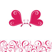 Vrijgezellenfeest voor het testen van vlinderroze wijn etiket