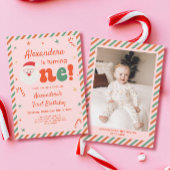 Roze Kerstmis 1e verjaardag Spandoek