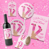 Cowgirl Boots Custom Personalized Papieren Bordje