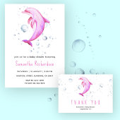 Waterverf dolfijn - hoe groot is mama's buik informatiekaartje