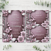 Tabelnummer roze Lijst Kaart (Personaliseer de collectie van deze zelfstandige maker.)