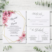 Black and White Script Details Enclosure Card Informatiekaartje (Personaliseer de collectie van deze zelfstandige maker.)