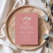 Roze girale waterverf 50 en geweldige verjaardag cadeaupapier