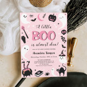 Schattige Roze Halloween Baby shower Papieren Bordje