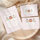 Roze Halloween Ghost Bow Girl Baby shower Servet