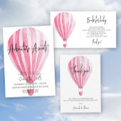 Hete luchtballon, Hoeveel snoepjes baby shower spe Informatiekaartje