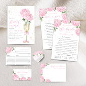 Raad eens hoeveel Pink Hydrangea Shower Game Poster