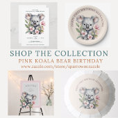 Aangepaste Koala Beer Verjaardag Kaart