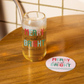 Vrolijk en helder kerstfeest feestdagenkaart