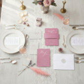 Powder Roze Scripting Dank u Bedankdoosjes