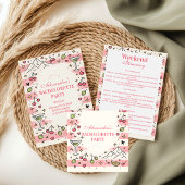 Roze Bergen en Martinis Bachelorette Tote Bag
