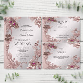 Roze  Bloemen Favoriet Box Bedankdoosjes (Personaliseer de collectie van deze zelfstandige maker.)