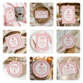 Little Sweetheart Valentine Bow 1st Birthday Kaart