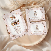 Groovy Halloween Little Boo Baby Raffle Diapper Informatiekaartje